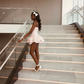 Stunning Homecoming Dress Sweetheart Cascade Back to School Outfits Party Dress D6847