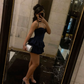 Stunning Homecoming Dress Halter Cascade Back to School Outfits Party Dress D6846