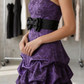 Stunning Homecoming Dress Sweetheart Bowknot Cascade Back to School Outfits Party Dress D6851