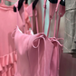 New Homecoming Dress Square Pleated Back to School Outfits Party Dress D6862