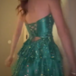 New Homecoming Dress Sweetheart Sequins Cascade Back to School Outfits Party Dress D6871