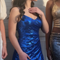 New Homecoming Dress V Neck Sequins Back to School Outfits Party Dress D6875