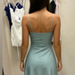 New Homecoming Dress Spaghetti Strap Sequins Back to School Outfits Party Dress D6879