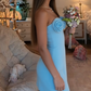 New Homecoming Dress Strapless Flower Back to School Outfits Party Dress D6881