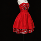 New Homecoming Dress Strapless Sequins Back to School Outfits Party Dress D6892