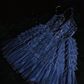 New Homecoming Dress Spaghetti Strap Sequins Tulle Back to School Outfits Party Dress D6897