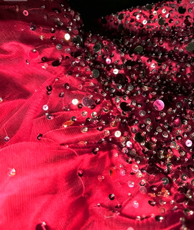 New Homecoming Dress Spaghetti Strap Sequins Tulle Back to School Outfits Party Dress D6898
