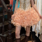 New Homecoming Dress Sweetheart Rinestone Cascade Back to School Outfits Party Dress D6899