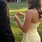 New Homecoming Dress Strapless Pleated Soutache Back to School Outfits Party Dress D6928