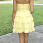 New Homecoming Dress Sweetheart Cascade Back to School Outfits Party Dress D6929
