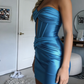 Pretty Homecoming Dress Sweetheart Pleated Hugging Back to School Outfits Party Dress D6981