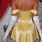 Pretty Homecoming Dress Off the Shoulder Pleated Pearl Back to School Outfits Party Dress D6991