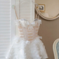Pretty Homecoming Dress Sweetheart Bowknot Tulle Rinestone Back to School Outfits Party Dress D6718