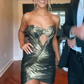 Pretty Homecoming Dress Strapless Hugging Pleated Back to School Outfits Party Dress D6731