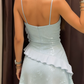 Beauty Homecoming Dress Spaghetti Strap Sequins Soutache Back to School Outfits Party Dress D6737