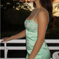 Beauty Homecoming Dress Spaghetti Strap Back to School Outfits Party Dress D6738