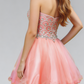 Beauty Homecoming Dress Sweetheart Tulle Rinestone Back to School Outfits Party Dress D7050