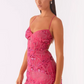 Beauty Homecoming Dress V Neck Beading Back to School Outfits Party Dress D7054