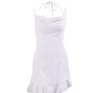 Beauty Homecoming Dress Spaghetti Strap Flouncing Back to School Outfits Party Dress D6774