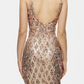 Beauty Homecoming Dress V Neck Sequins Back to School Outfits Party Dress D7079