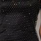 Beauty Homecoming Dress Spaghetti Strap Rinetsone Black Back to School Outfits Party Dress D7089