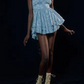 Beautiful Homecoming Dress Spaghetti Strap Bowknot Lace Cascade Back to School Outfits Party Dress D7121