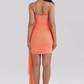 Beautiful Homecoming Dress V Neck Pleated Soutache Back to School Outfits Party Dress D7142