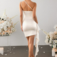 Beautiful Homecoming Dress One Shoulder Soutache Back to School Outfits Party Dress D7144