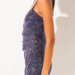 Beautiful Homecoming Dress V Neck Pleated Sequins Back to School Outfits Party Dress D7147