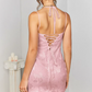 Beautiful Homecoming Dress Spaghetti Strap Backless Hugging Back to School Outfits Party Dress D7155