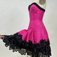 Beautiful Homecoming Dress Sweetheart Lace Sequins Pleated Back to School Outfits Party Dress D7160