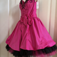 Beautiful Homecoming Dress V Neck Bowknot Rinestone Pleated Tulle Back to School Outfits Party Dress D7162