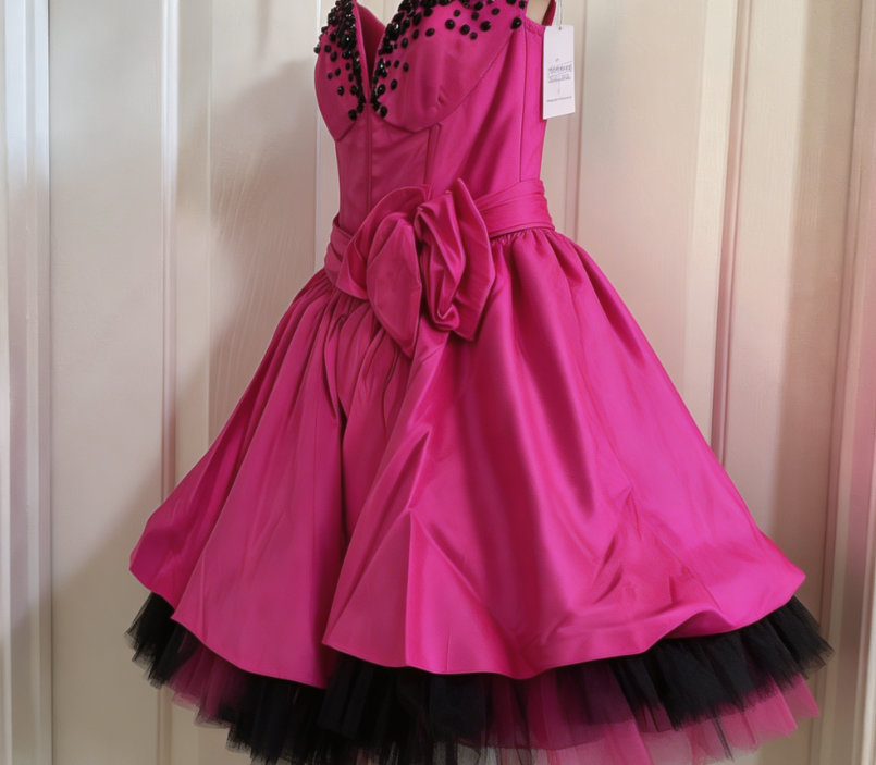 Beautiful Homecoming Dress V Neck Bowknot Rinestone Pleated Tulle Back to School Outfits Party Dress D7162