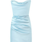 Beautiful Homecoming Dress Strapless Pleated Back to School Outfits Party Dress D7167