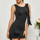 Beautiful Homecoming Dress Jewel Flower Black Hugging Soutache Back to School Outfits Party Dress D7169