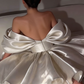 Beautiful Homecoming Dress Off the Shoulder Pleated Back to School Outfits Party Dress D7173