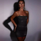 Beautiful Homecoming Dress Spaghetti Strap Hugging Back to School Outfits Party Dress D7182
