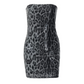 Beautiful Homecoming Dress Strapless Hugging Sequins  Back to School Outfits Party Dress D7188