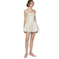 Beautiful Homecoming Dress Spaghetti Strap Pleated Lace Back to School Outfits Party Dress D7195