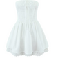 Beautiful Homecoming Dress Strapless Pleated Bowknot Lace Back to School Outfits Party Dress D7202