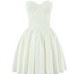 Beautiful Homecoming Dress Strapless Pleated Back to School Outfits Party Dress D7212