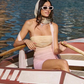 Beautiful Homecoming Dress Strapless Pleated Back to School Outfits Party Dress D7214