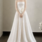 Elegant Wedding Dress Strapless Pleated Flower A Line Wedding Dress Prom Dress D7256