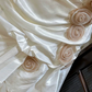 Elegant Wedding Dress Sweetheart Pleated Cascade Flower Wedding Dress Prom Dress D7261