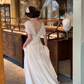 Elegant Wedding Dress Portrait Tulle Lace Tassel Wedding Dress D7272