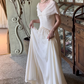 Elegant Wedding Dress Portrait Tulle Lace Tassel Wedding Dress D7272