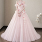 Stunning Prom Dress Off the Shoulder Flower Tulle Gala Dress Evening Dress   D7275