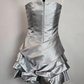 Beautiful Homecoming Dress Spaghetti Strap Pleated Cascade Back to School Outfits Party Dress D7285