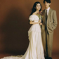 Elegant Wedding Dress Off the Shoulder Pleated Bowknot Lace Wedding Dress D7299
