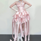 Charming Homecoming Dress Sweetheart Bowknot Soutache Pleated Back to School Outfits Party Dress D7312